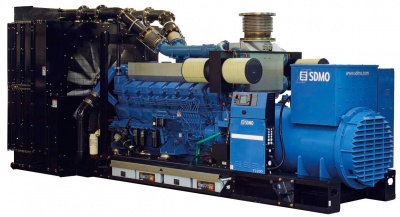 Дизельный генератор SDMO X2500C (1819 кВт)