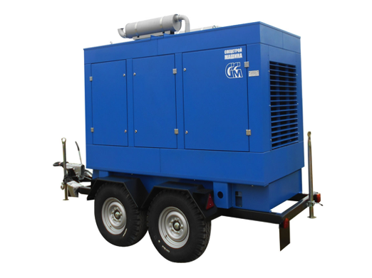 Дизельный генератор ССМ ЭД-300С-Т400-РПМ2 на шасси