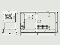 Дизельный генератор Yanmar YEG 750 DTLS-5B