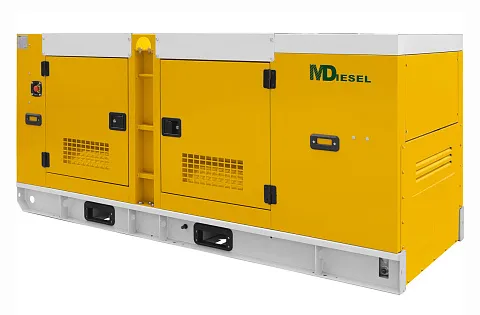 Дизельный генератор MitsuDiesel МД АД-120С-Т400-1РКМ29 (MDH 132 6LT) в шумозащитном кожухе
